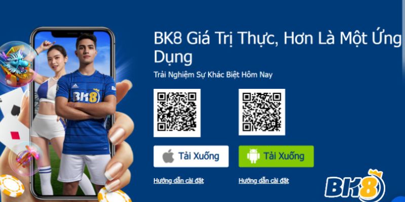 Lưu ý khi tiến hành tải app cá cược BK8 thành công